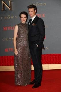 . 21 11 2017. London, United Kingdom. Claire Foy and Matt Smith arriving for The Crown- season 2 World premiere in London.  xStephenxLockx xi-Imagesx IIM-16431-0006
