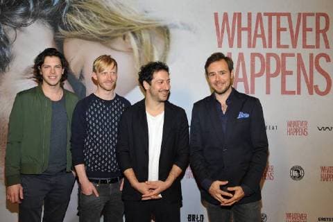 Fahri Yardim St Beaufort and Producer Nile Arrival to Premiere Whatever happens in Cinema Astor Film Lounge in Berlin at 21 11 2017