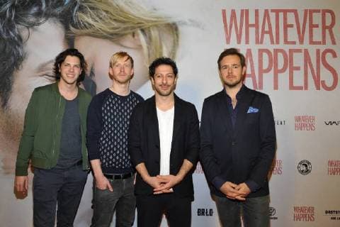 Fahri Yardim St Beaufort and Producer Nile Arrival to Premiere Whatever happens in Cinema Astor Film Lounge in Berlin at 21 11 2017