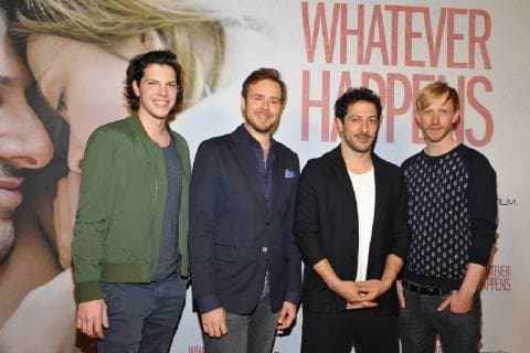 Fahri Yardim St Beaufort and Producer Nile Arrival to Premiere Whatever happens in Cinema Astor Film Lounge in Berlin at 21 11 2017