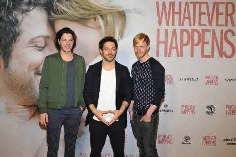 Fahri Yardim with St Beaufort Arrival to Premiere Whatever happens in Cinema Astor Film Lounge in Berlin at 21 11 2017