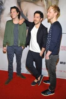 Fahri Yardim with St Beaufort Arrival to Premiere Whatever happens in Cinema Astor Film Lounge in Berlin at 21 11 2017