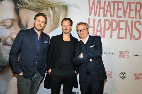 Nile Producer Scriptwriter Michael Comb Film music composer Dr Benjamin Grosch Film producer Arrival to Premiere Whatever happens in Cinema Astor Film Lounge in Berlin at 21 11 2017
