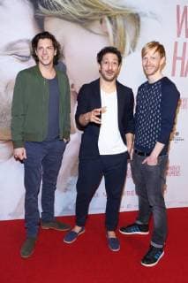 Bastian Hagen Fahri Yardim and David Zimmerschied Premiere from Whatever happens in Berlin at 21 11 2017 Premiere Whatever happens