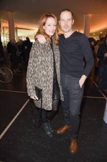 Lavinia Wilson with Friend Barnaby Metschurat at the public premiere from the Man out the Ice in Zoo Palace in Berlin at 21 11 2017