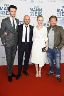 Sabin Tambrea Juergen Vogel Susanne WUEST Axel Stone at the public premiere from the Man out the Ice in Zoo Palace in Berlin at 21 11 2017