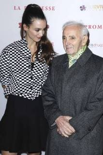 The Promise - La Promesse Premiere at Publicis Champs Elysees on November 21, 2017 in Paris Charles Aznavour;Charlotte Le Bon Paris France  562490