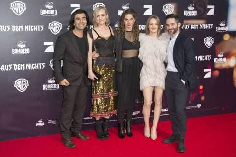 Fatih Akin Diane Kruger Samia Hanna Hilsdorf and Denis Moschitto at the Premiere the Cinema out the Nothing in Cinemaxx at Dammtor Hamburg 21 11 2017 Foto:xF.xKernx xFuturexImage