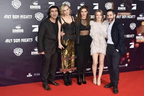 Fatih Akin Diane Kruger Samia Hanna Hilsdorf and Denis Moschitto at the Premiere the Cinema out the Nothing in Cinemaxx at Dammtor Hamburg 21 11 2017 Foto:xF.xKernx xFuturexImage