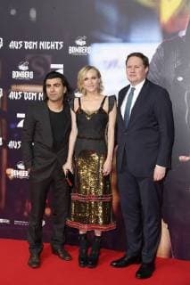 Fatih Akin Diane Kruger and Carsten at the Premiere the Cinema out the Nothing in Cinemaxx at Dammtor Hamburg 21 11 2017 Foto:xH.xHartmannx xFuturexImage