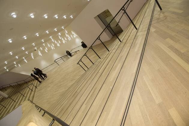 Interior shot Staircase Foyer Common Feature Edge image Elbphilharmonie Konzerthaus Architecture Echo Classical award Ceremony German Music Prize 2017 in the Elbphilharmonie in Hamburg 29 10 2017
