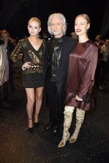 Anna Hiltrop Hermann Buehlbecker Cosima Auermann at the presentation of the Lambertz Fine Art Calendar 2018 in the Friedrichstadtpalast in Berlin on 22.11.2017
