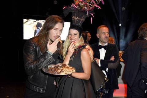 Gil Ofarim at the presentation of the Lambertz Fine Art calendar 2018 in the Friedrichstadtpalast in Berlin on 22.11.2017