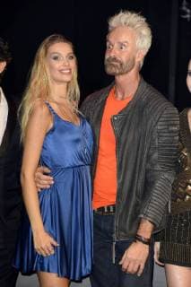 Melinda London Michael Reh at the presentation of the Lambertz Fine Art calendar 2018 at the Friedrichstadtpalast in Berlin on 22.11.2017