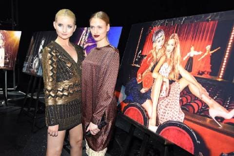 Anna Hiltrop Cosima Auermann at the presentation of the Lambertz Fine Art Calendar 2018 in the Friedrichstadtpalast in Berlin on 22.11.2017