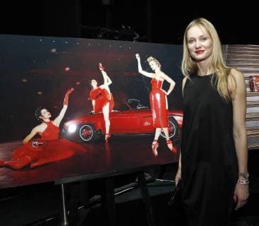 Lia Kemendi at the LAMBERTZ Fine Art Calendar Presentation in the Friedrichstadtpalast Berlin