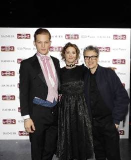 Sebastian Sauve Elizabeth Ehrlich Rolf Schneider at the LAMBERTZ Fine Art Calendar Presentation in the Friedrichstadtpalast Berlin