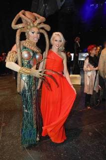 Paula Jackson Sarah Knappik at the LAMBERTZ Fine Art Calendar Presentation in the Friedrichstadtpalast Berlin