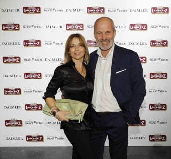 Tina Ruland Claus G Oeldorp at the LAMBERTZ Fine Art Calendar Presentation in the Friedrichstadtpalast Berlin