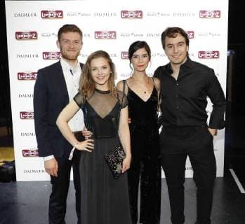 Jonas Jerusalem Marija Mauer Tanja Lehmann Luis Filippo at the LAMBERTZ Fine Art Calendar Presentation in the Friedrichstadtpalast Berlin