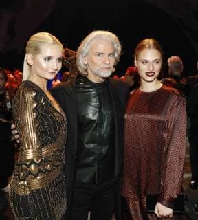 Anna Hiltrop Dr Hermann Buehlbecker Sole holder LAMBERTZ Cosima Auermann at the LAMBERTZ Fine Art calendar presentation in the Friedrichstadtpalast Berlin