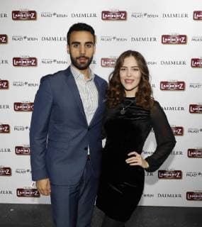 Fabian Wali Marielena Krewer at the LAMBERTZ Fine Art Calendar Presentation in the Friedrichstadtpalast Berlin