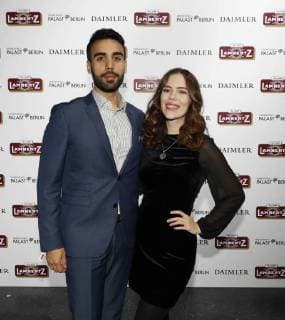 Fabian Wali Marielena Krewer at the LAMBERTZ Fine Art Calendar Presentation in the Friedrichstadtpalast Berlin