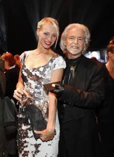 Nele Hermann Dr Hermann Buehlbecker Alone owner Lambertz at the LAMBERTZ Fine Art calendar presentation in the Friedrichstadtpalast Berlin