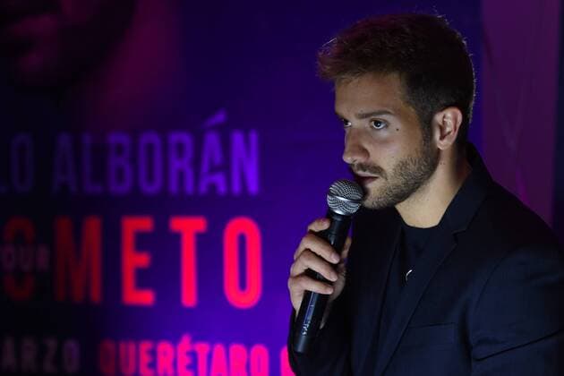 November 23, 2017 - Mexico City, Mexico, Mexico - Singer Pablo Alboran is seen attending a press conference to promote the Prometo Tour at St. Regis Hotel on November 23, 2017 in Mexico City, Mexico Mexico City Mexico  - ZUMAn230 20171123_zaa_n230_106 Copyright: xCarlosxTischlerx
