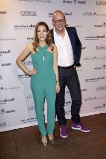 Jule Gölsdorf and Jens Petersen at the PR Bild Award 2017 in the Gruenspan Hamburg 23 11 2017 Foto:xgbrcix xFuturexImage