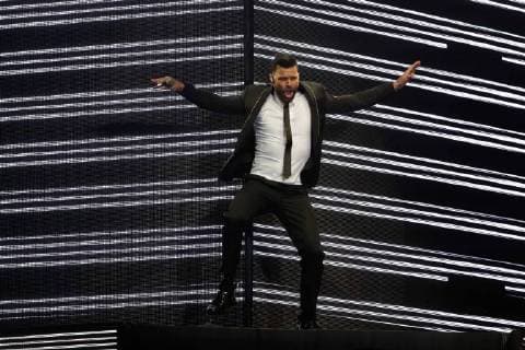 November 25, 2017 - EUM20171125ESP15.JPG.CIUDAD DE MEXICO MusicMusica-Ricky Martin.- Concierto del cantante puertorriqueno, Ricky Martin, en el Zocalo de esta capital, 25 de noviembre de 2017. Foto: Agencia EL UNIVERSALIvan StephensJMA.  - ZUMAu78_ 20171125_zaf_u78_122 Copyright: xElxUniversalx