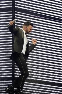 November 25, 2017 - EUM20171125ESP23.JPG.CIUDAD DE MEXICO MusicMusica-Ricky Martin.- Concierto del cantante puertorriqueno, Ricky Martin, en el Zocalo de esta capital, 25 de noviembre de 2017. Foto: Agencia EL UNIVERSALIvan StephensJMA.  - ZUMAu78_ 20171125_zaf_u78_128 Copyright: xElxUniversalx