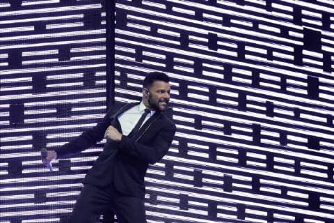November 25, 2017 - EUM20171125ESP22.JPG.CIUDAD DE MEXICO MusicMusica-Ricky Martin.- Concierto del cantante puertorriqueno, Ricky Martin, en el Zocalo de esta capital, 25 de noviembre de 2017. Foto: Agencia EL UNIVERSALIvan StephensJMA.  - ZUMAu78_ 20171125_zaf_u78_129 Copyright: xElxUniversalx