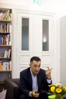 Germany Berlin Interview and Portrait with Cem Özdemir B90 Green 23 11 2017