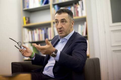 Germany Berlin Interview and Portrait with Cem Özdemir B90 Green 23 11 2017