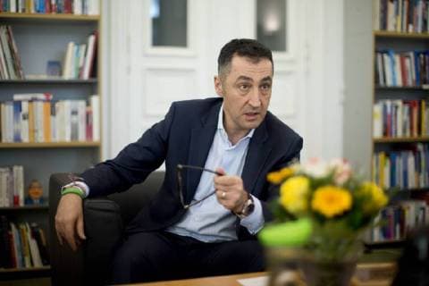 Germany Berlin Interview and Portrait with Cem Özdemir B90 Green 23 11 2017