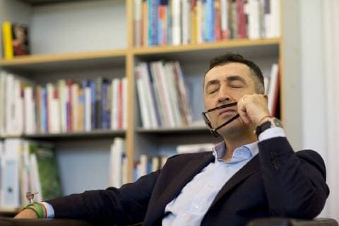 Germany Berlin Interview and Portrait with Cem Özdemir B90 Green 23 11 2017