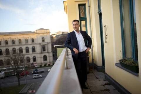Germany Berlin Interview and Portrait with Cem Özdemir B90 Green 23 11 2017