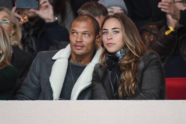 Tina Green, Jeremy Meeks et Chloe Green - Monaco vs Paris SG CELEBRITES : Monaco vs Paris SG - Ligue 1 Conforama - 26 11 2017 lioneLURMAN PANORAMIC 