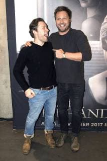 Adrian Topol and Christoph Letkowski at the special screening of the movie The four-handed in the Cinemaxx Berlin Potsdamer Platz Berlin 27 11 2017 Foto:xK.xWernerx xFuturexImage
