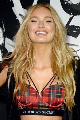 Victoria ’s Secret Angels Romee Strijd, Josephine Skriver, Adriana Lima, and Jasmine Tookes share their favorite VS x BALMAIN looks from the runway and hottest holiday gifts at Victoria s Secret, Fifth Ave on November 28, 2017 in New York City. Romee Strijd (Victoria s Secret models) New York United States  563275