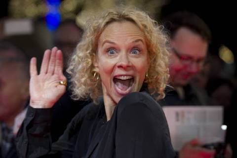 Katja RIEMANN Germany Actress on the Red Carpet Red Carpet Show Film Premiere Forget about Nick 28 11 2017 in the Lichtburg in Essen