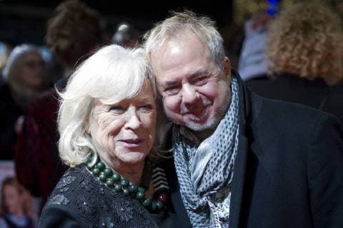 from left Margarethe von TROTTA Germany Director Helmut ZERLETT Musicians on the Red Carpet Red Carpet Show Film Premiere Forget about Nick 28 11 2017 in the Lichtburg in Essen