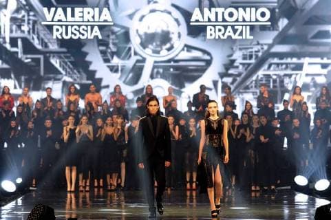 World Final Elite Model Look in Mailand Milan, 34th world final model look 2017 Pictured: the winners Valeria (Russia) and Antonio (Brasil)  Copyright: xAlbertoxTerenghix xIPAx xComi Terenghix