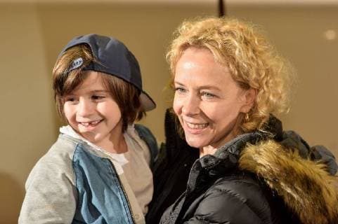 Premiere of the feature film FORGET ABOUT NICK in Essen Actress Katja Riemann left and young actor Vico Magno on 28.11.2017 at the premiere of the movie Forget about Nick at the Lichtburg in Essen FORGET ABOUT NICK is the latest film by the renowned and award-winning director Margarethe von Trotta xAGx