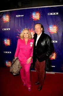 Moderator Max Schautzer and his wife Gundel attend the premiere of the Show Blue Man Group on 30 11 2017 in Cologne