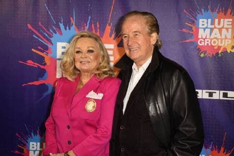 Moderator Max Schautzer and his wife Gundel attend the premiere of the Show Blue Man Group on 30 11 2017 in Cologne