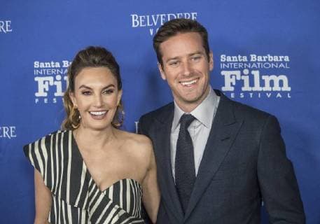 November 30, 2017 - Santa Barbara, California, USA - Actor ARMIE HAMMER and his wife Elizabeth on the red carpet at the 12th annual Kirk Douglas Award for Excellence in Film honoring Dame Judi Dench. The award goes to a lifelong contributor to cinema through work in front of the camera, behind, or both. Past honorees include Warren Beatty, Jane Fonda, Jessica Lange, Forest Whitaker, Robert DeNiro, Michael Douglas, Harrison Ford, Quentin Tarantino, Ed Harris, and John Travolta. Proceeds from the black-tie event support the Santa Barbara International Film Festivals education programs. Santa Barbara USA - ZUMAh13_ 20171130_zaf_h13_003 Copyright: xPJxHellerx