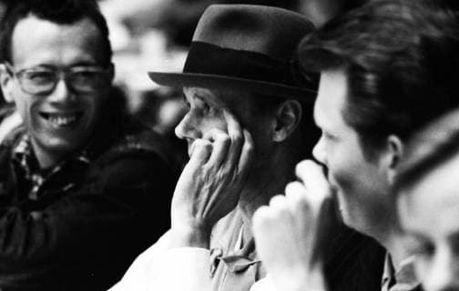Bundesparteitag Die Gruenen 1980 DEU, Deutschland, Dortmund: Bundesparteitag Die Gruenen in der Westfalenhalle am 21.06.1980 in Dortmund. Joseph Beuys. (M.) DEU, Germany, Dortmund: The Green Party in the Westfalenhalle on June 21, 1980 in Dortmund. NRW