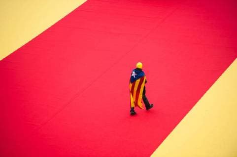 BARCELONA, SPAIN 2nd of DECEMBER. Concert to collect moeny for the political prisioners organized by Assamblea NAcional Catalana in Olyimpic Stadium Lluis Companys Cordon Press  MarcxGonzalezx xAFP7 Concert for freedom in Catalonia, Spain, Dec 02th 2017